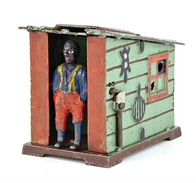 Lot 8 - Cabin Cast Iron Mechanical Bank J & E Stevens...