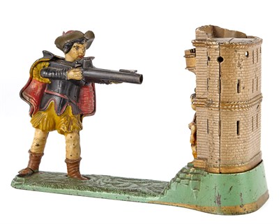 Lot 36 - William Tell Cast Iron Mechanical Bank J & E...