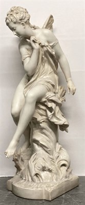 Lot 307 - Cast Composition Figure of a Nymph Entitled...