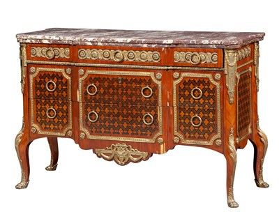 Lot 384 - Louis XV/XVI Transitional Style Gilt-Metal...