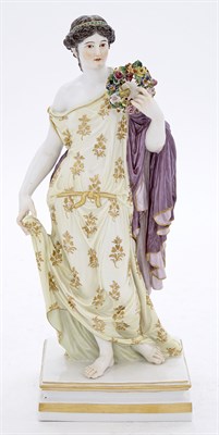 Lot 328 - Meissen Porcelain Figure of a Classical Woman...