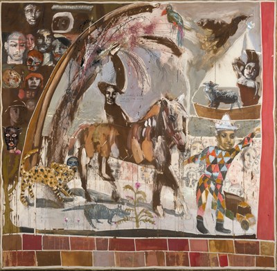 Lot 53 - Miguel D'Arienzo Argentine, b. 1950 Horseback,...