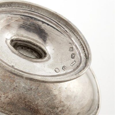 Lot 150 - Set of Three George III Sterling Silver...