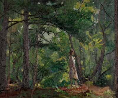 Lot 79 - Edna Thurber American, 1882-1981 Solitude...
