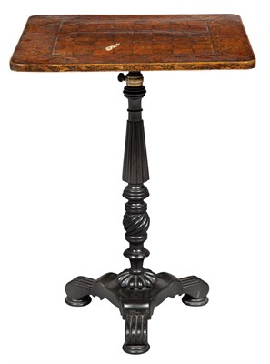 Lot 121 - George IV Papier-Mâché and Ebonized Games...