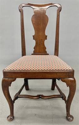 Lot 129 - Assembled Set of Seven George II Elmwood and...