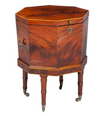 Lot 344 - Regency Inlaid Mahogany Cellaret Height 26 1/4...