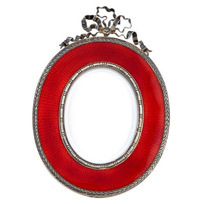 Lot 1 - Fabergé Silver-Gilt and Guilloché Enamel...