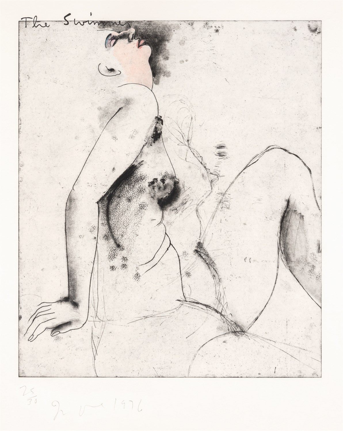 Lot 77 - Jim Dine (b. 1935) THE SWIMMER (KRENS 205)...