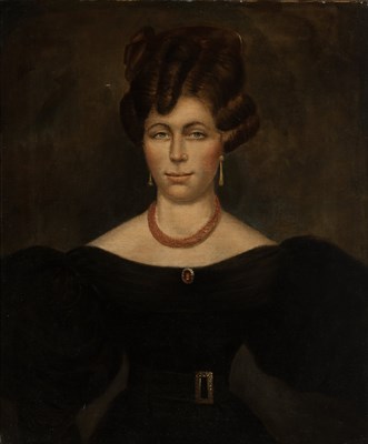 Lot 1 - Attributed to John Blunt Portrait of a Lady...