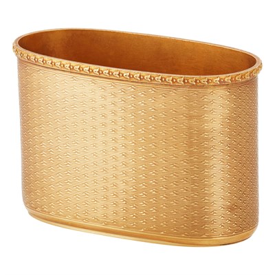 Lot 188 - Asprey Gold Container