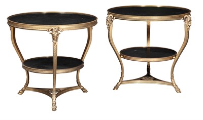 Lot 401 - Pair of Louis XVI Style Gilt-Bronze and Marble...