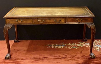 Lot 405 - George III Style Mahogany Writing Table Height...