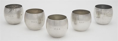 Lot 258 - Set of Five Tiffany & Co. Makers Sterling...