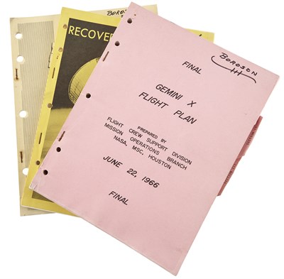 Lot 319 - Gemini X Flight Plan prepared by Flight Crew Support Division Mission Operations Branch
