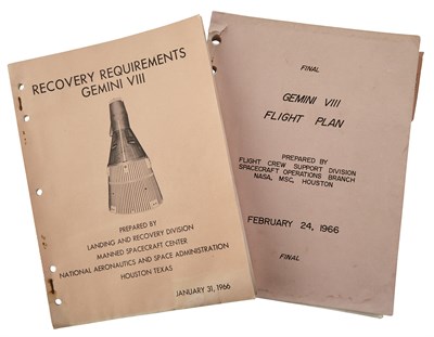 Lot 320 - Gemini VIII Flight Plan prepared by Flight Crew Support Division