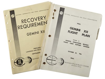Lot 321 - Gemini XII Flight Plan prepared by Flight Crew Support Division
