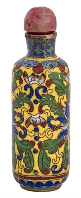 Lot 177 - Chinese Cloisonné Snuff Bottle