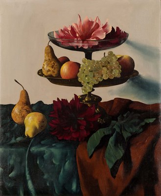 Lot 43 - Gyorgy Korga Hungarian, 1935-2002 Fruit and...