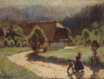 Lot 56 - Hans Adolf Müller German, 1888-1934 Morning...
