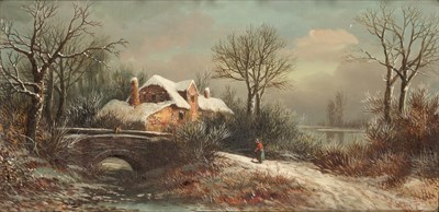 Lot 74 - William Stone British, 19th Century Woman by a...