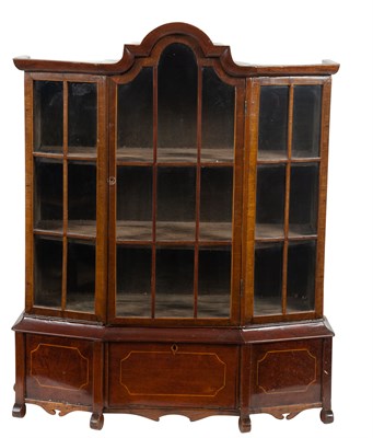 Lot 173 - Dutch Style Inlaid Mahogany Miniature Display...