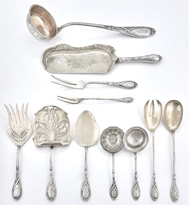 Lot 103 - Set of Six American Colonial Silver...