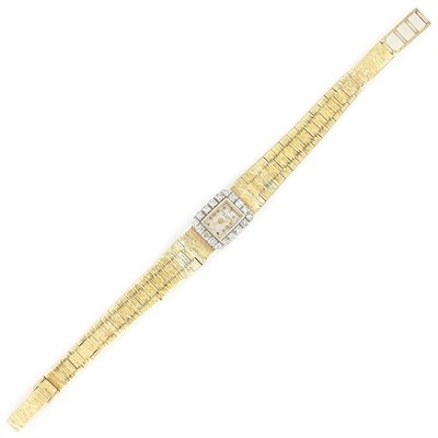 Lot 149 - Baume & Mercier Gold and Diamond Wristwatch