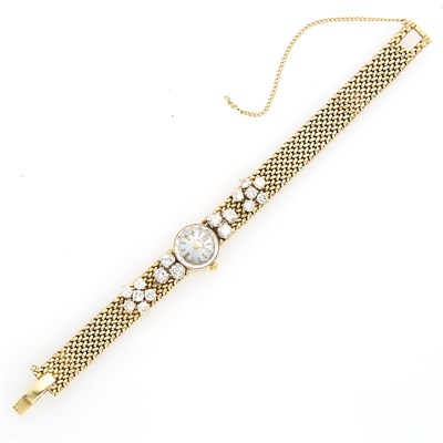 Lot 200 - Gold and Diamond Wristwatch