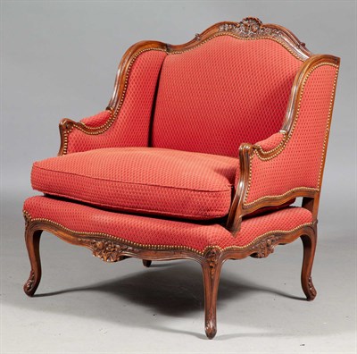 Lot 433 - Pair of Louis XV Style Beechwood Marquises by...