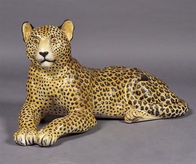Lot 183 - Italian Painted Terracotta Figure of a...