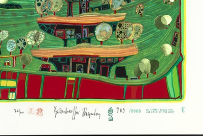 Lot 86 - Friedensreich Hundertwasser (1928-2000) THE...