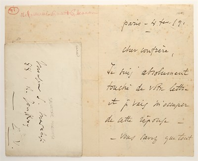 Lot 74 - [COMPOSERS] Large group signed items, M-Z by...