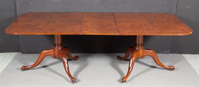 Lot 156 - George III Style Walnut and Burr Walnut Double-...