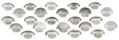 Lot 142 - Set of Twenty-Four Cartier Art Deco Style...