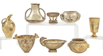 Lot 146 - Group of Eight Lalaounis Sterling Silver and...