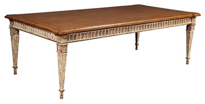 Lot 310 - French Neoclassical Style Oak, Painted and...