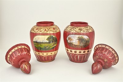 Lot 127 - Pair of Continental Painted and Faux...
