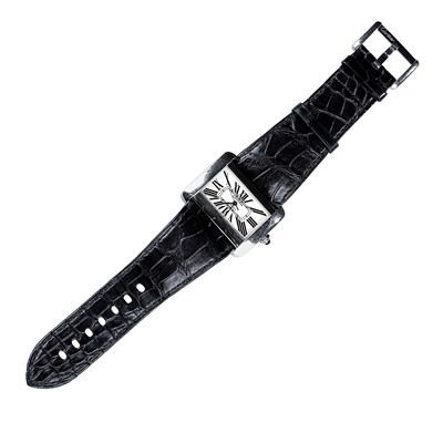 Lot 251 - Cartier Gentleman's Stainless Steel 'Divan' Wristwatch, Ref. 2612