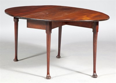 Lot 202 - George II Mahogany Drop-Leaf Table Height 27...