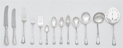 Lot 254 - Durgin Sterling Silver Colfax Pattern Flatware...