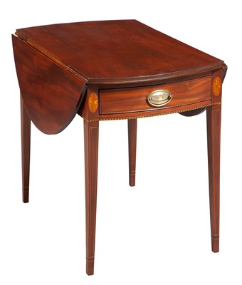 Lot 241 - Federal Inlaid Mahogany Pembroke Table New...