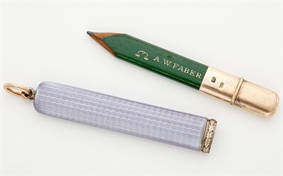 Lot 3 - Fabergé Two-Color Gold, Silver and Guilloché...