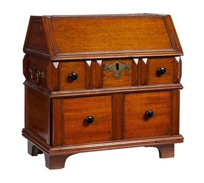 Lot 190 - Pilgrim Century Style Walnut Table Cabinet...