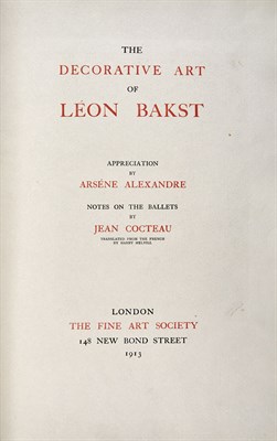 Lot 77 - [BAKST, LEON] ALEXANDRE, ARSENE. The...