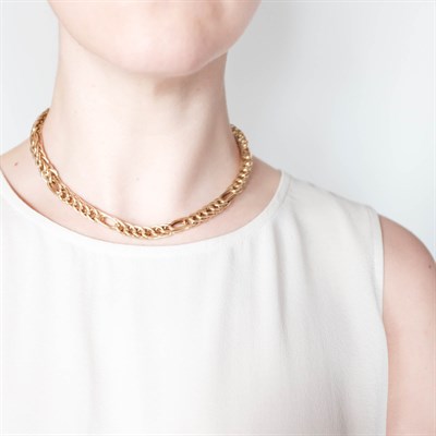 Lot 135 - Gold Link Necklace