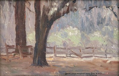 Lot 24 - Isaac Ilyitch Levitan Russian, 1860-1900 Shade...
