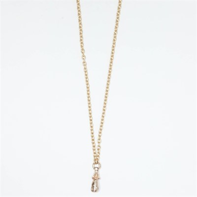 Lot 128 - Long Gold Fob Chain