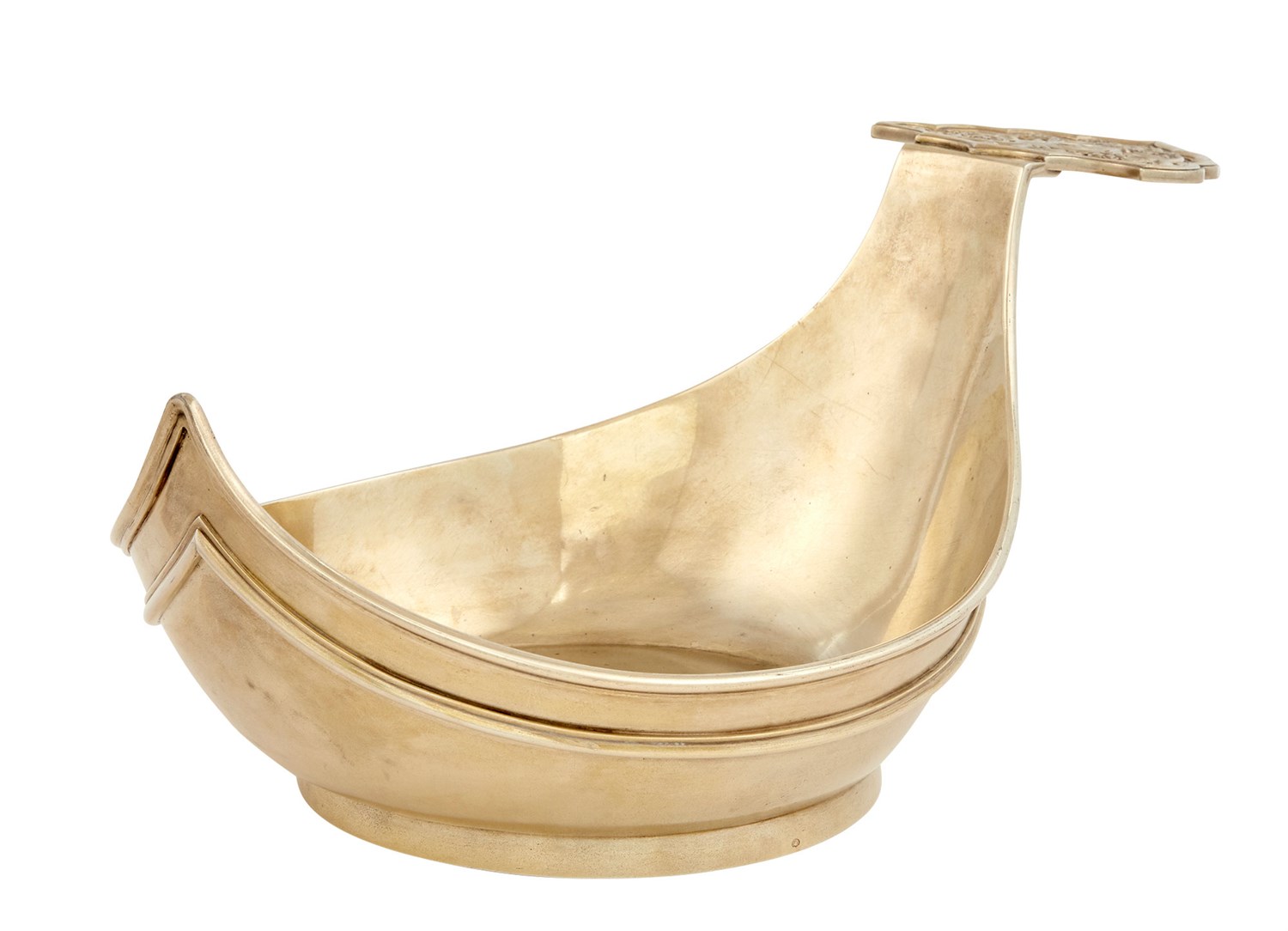 Lot 5 - Fabergé Silver-Gilt Large Kovsh Moscow, 1895,...