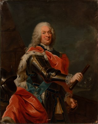 Lot 17 - Studio of Hyacinthe Rigaud Portrait of a...